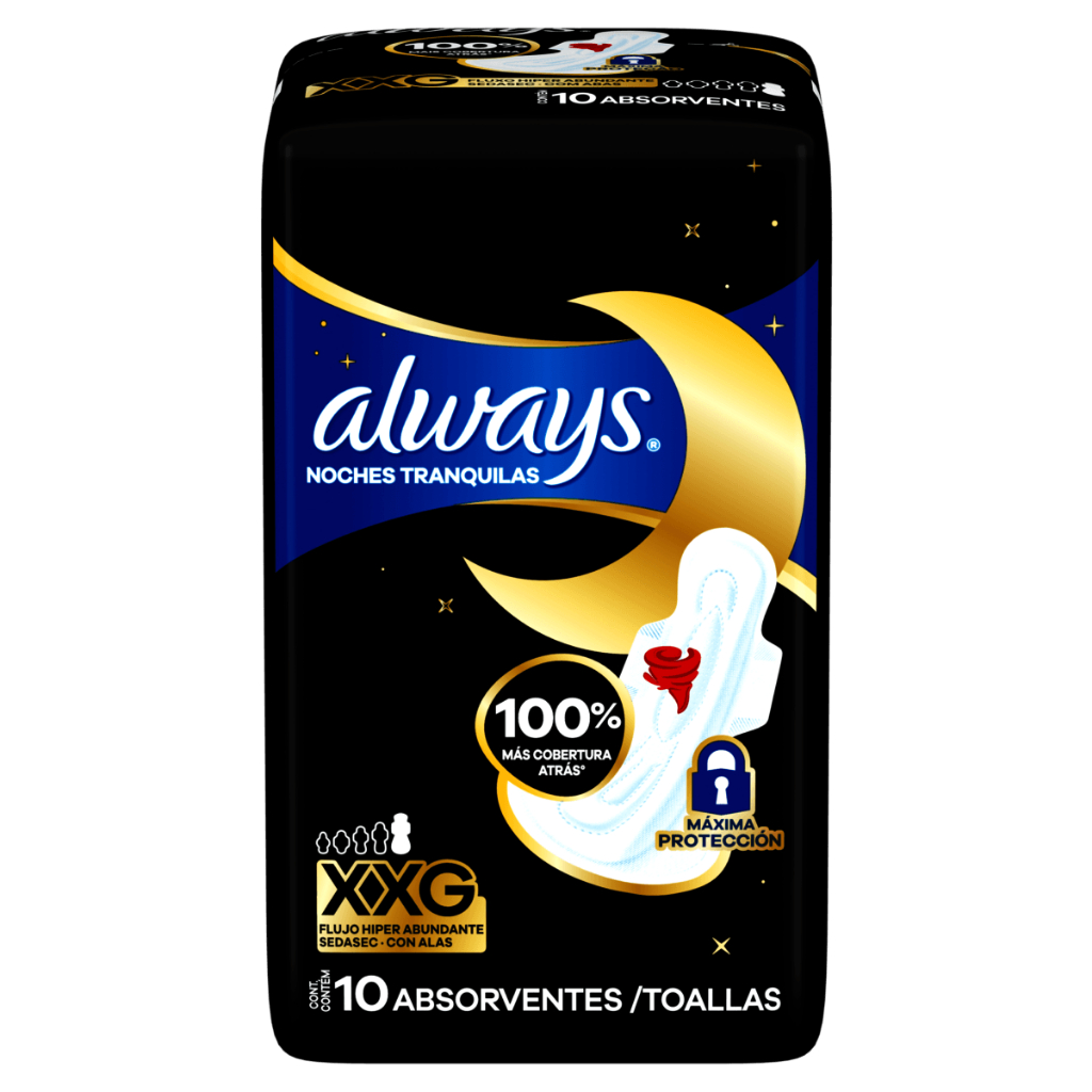 Absorvente Always Noites Tranquilas Seca XXG 10 unidades