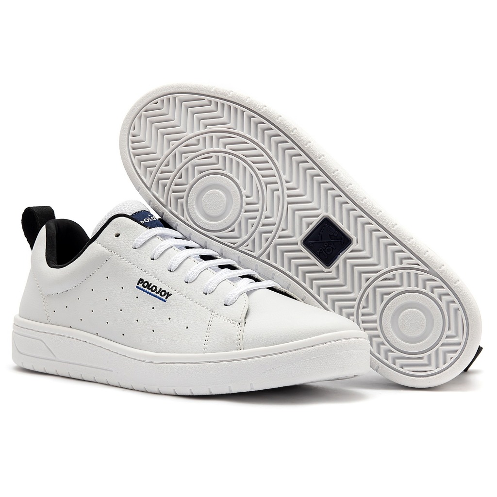 Tenis Sapatenis Couro Sintético Masculino Polo Joy Promoção Leve