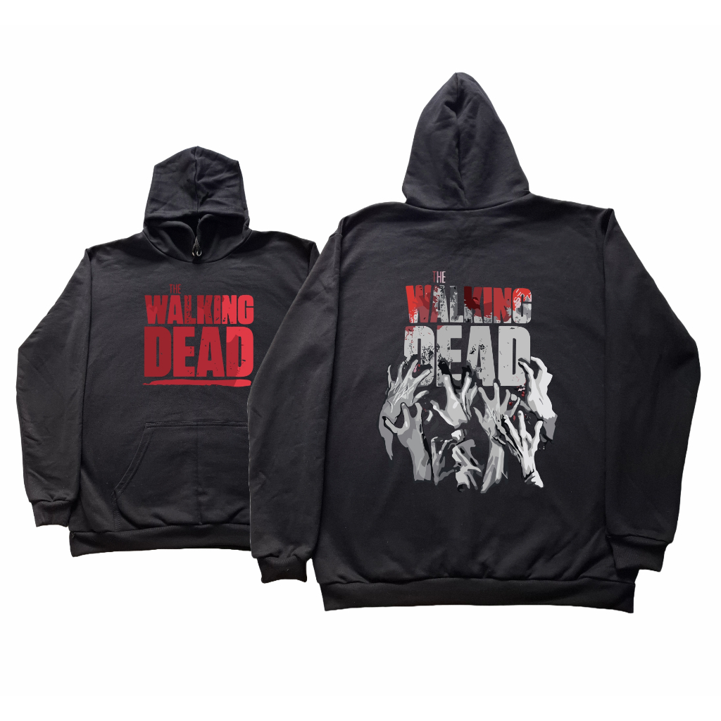 Moletom Canguru The Walking Dead Unissex Com Capuz Bolso Frio Premium Confortável