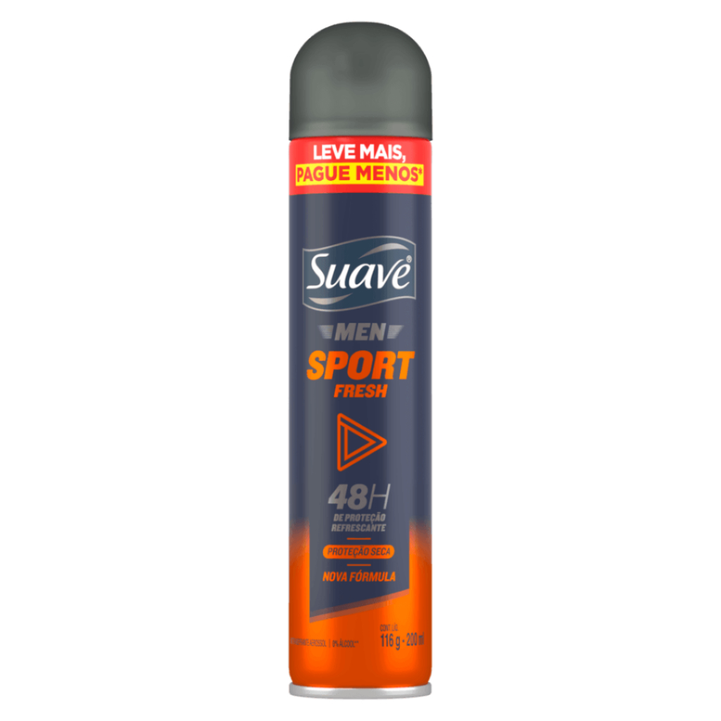 Desodorante Suave Aer Men Sport Fresh 200ml