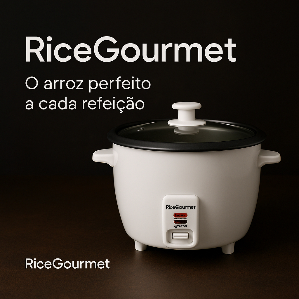 Panela de Arroz Elétrica Branca Antiaderente  Prática Compacta para Arroz Sopas e Refeições Rápidas