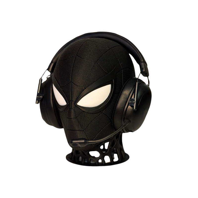 Suporte de Headset Headphone Spider-Man Black Edition Premium