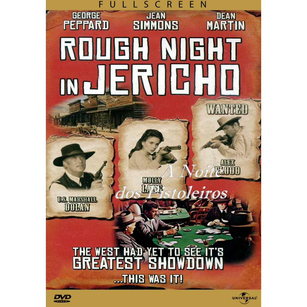 George Peppard, Jean Simmons - A Noite dos Pistoleiros (Rough Night in Jericho) 1967