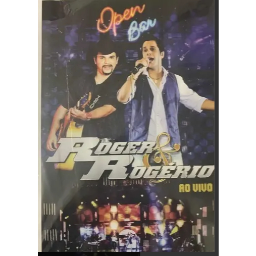 Dvd Roger & Rogerio - Ao Vivo Open Bar SERTANEJO ORIGINAL LACRADO