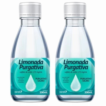 Kit com 2 Unidades Limonada Purgativa 200mL Airela
