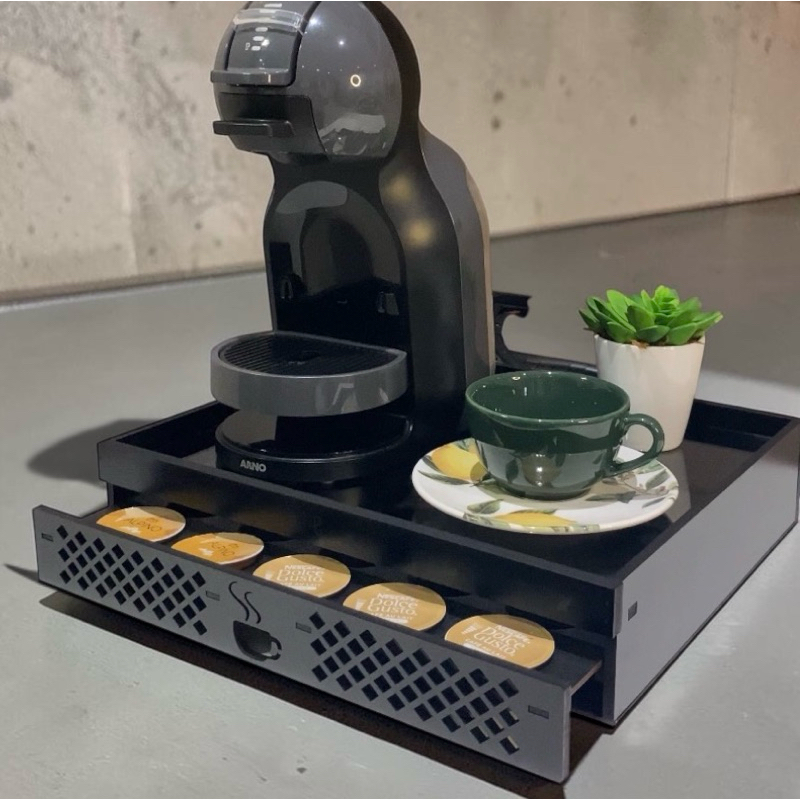 Suporte Cápsulas Café Dolce Gusto Expresso organizador cafeteira + brinde