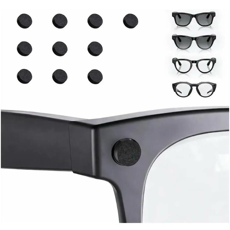 Protetor de Led para Óculos Inteligente Meta - Capa de Privacidade e Inibidor de Luz Frontal para Smart Glasses - Kit 10