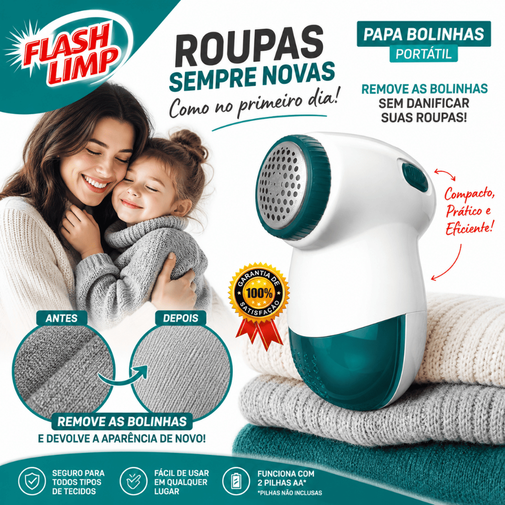Papa Bolinhas Portatil Com Compartimento CST0146 Flash Limp