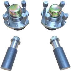 par de cubo de roda ponta eixo fiat 4x98 Carretinha reboque 38.10mm