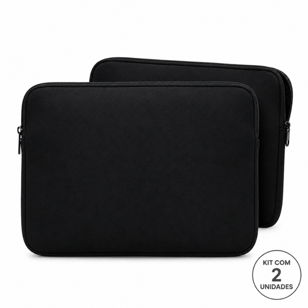 Capa Case Luva Para Notebook De Ate 17.1 Polegadas Kit C/ 2 Unidades Resistente