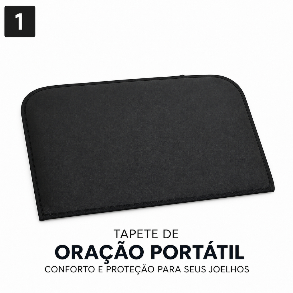 Imagem Tapete De Oração Portátil Antiderrapante Apoio Para Joelhos