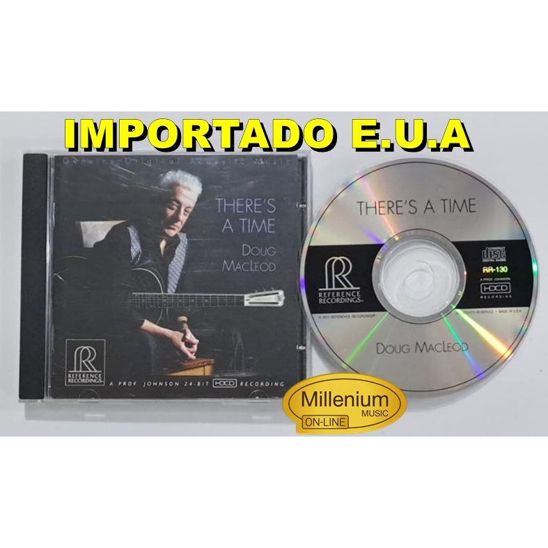 CD Doug MacLeod  There's A Time 2013 Importado U.S.A Original Gravadora Colecionador Ótimo Estado