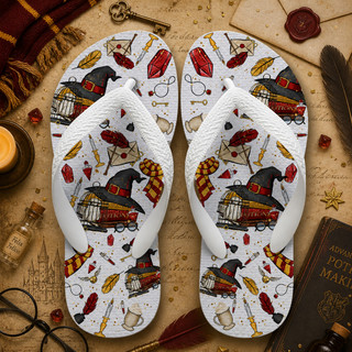 Chinelo Harry Potter Grifinória CASA VERMELHA -casas de Hogwarts