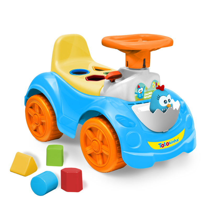 Andador Infantil Totoka Galinha Pintadinha Carrinho De Passeio Bebe Atividades Cardoso Toys