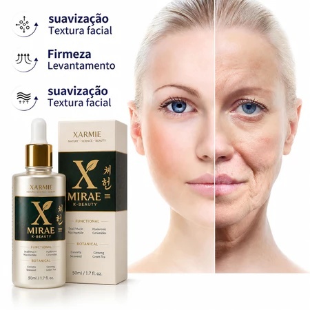 Tecnologia Coreana 28 Dias Anti-Rugas Rejuvenescimaneto Da Pele Reafirmante Centella Asiatica e Retinol Serum Facial
