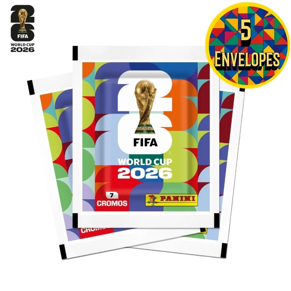 Kit 35 Figurinhas Do Álbum Copa Do Mundo 2026- 5 Envelopes