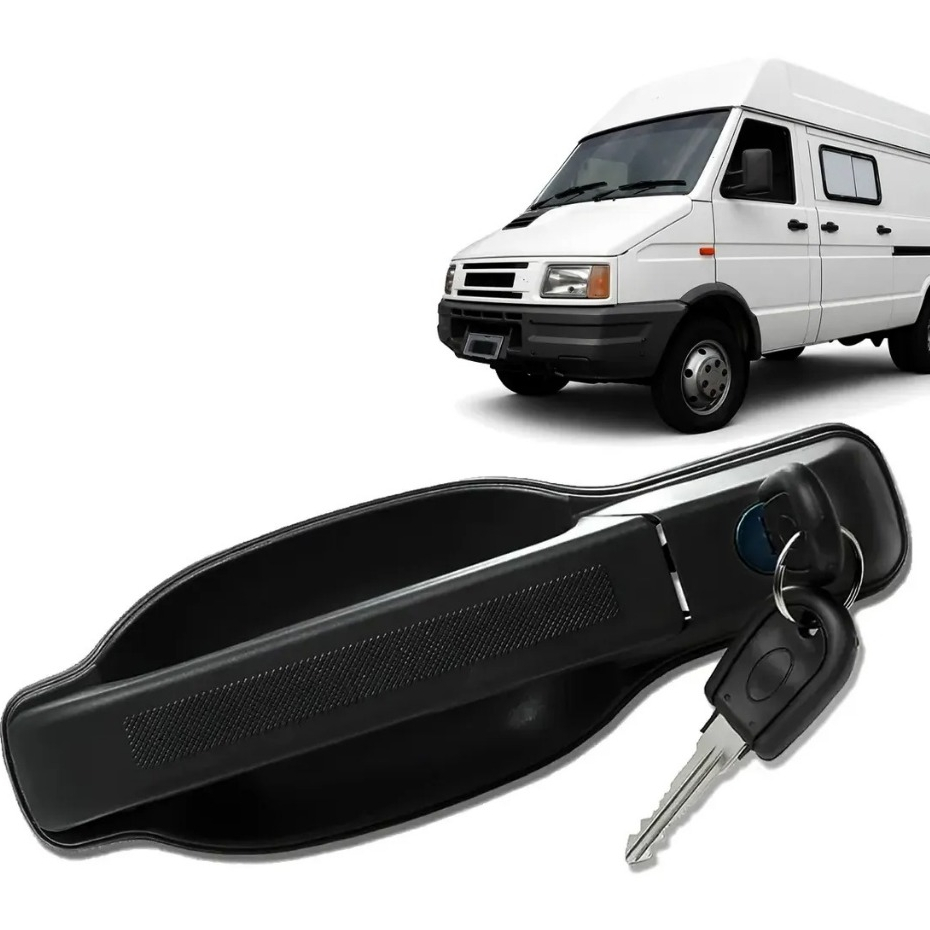 Maçaneta Externa Iveco Daily 2000 a 2007 Porta Dianteira Com Chaves