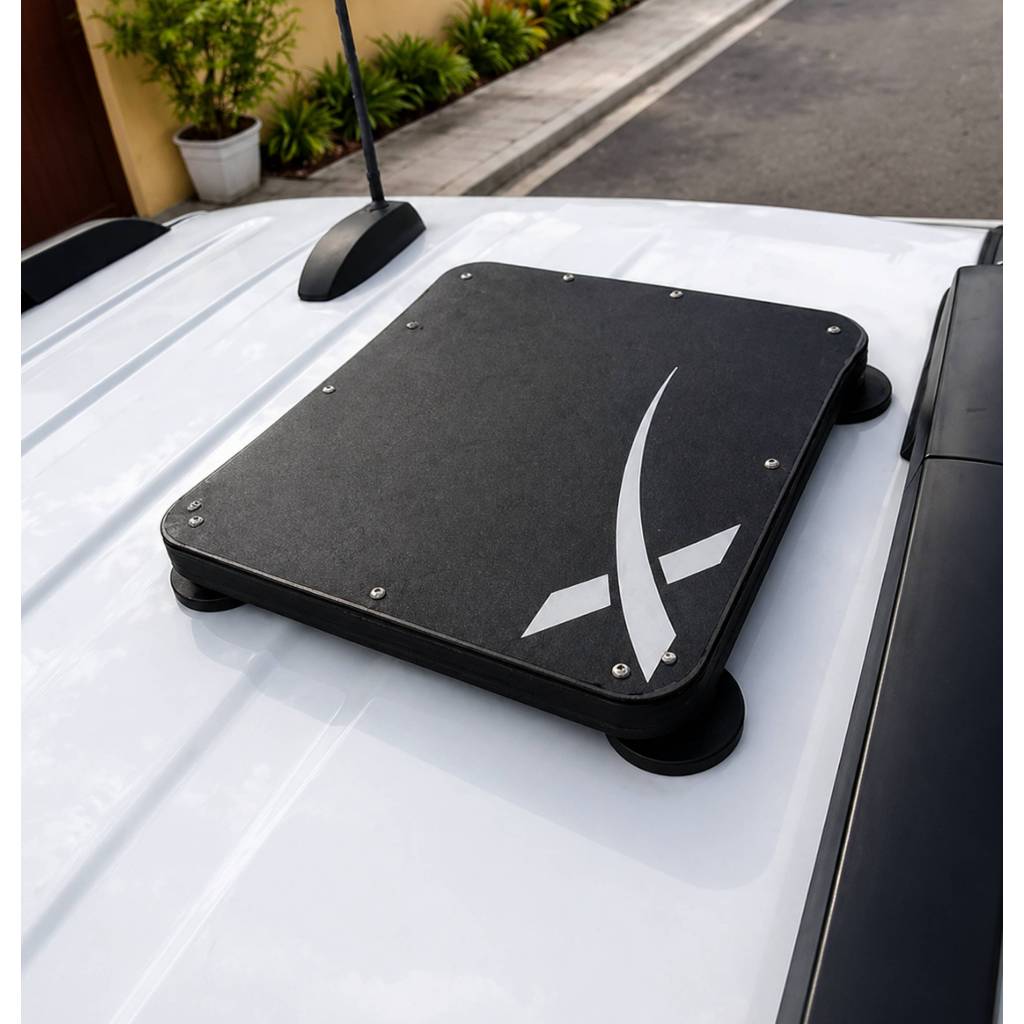 Case Magnética Starlink Mini Veicular | Base Magnética com 4 Ímãs Neodímio 66mm para Carro Motorhome