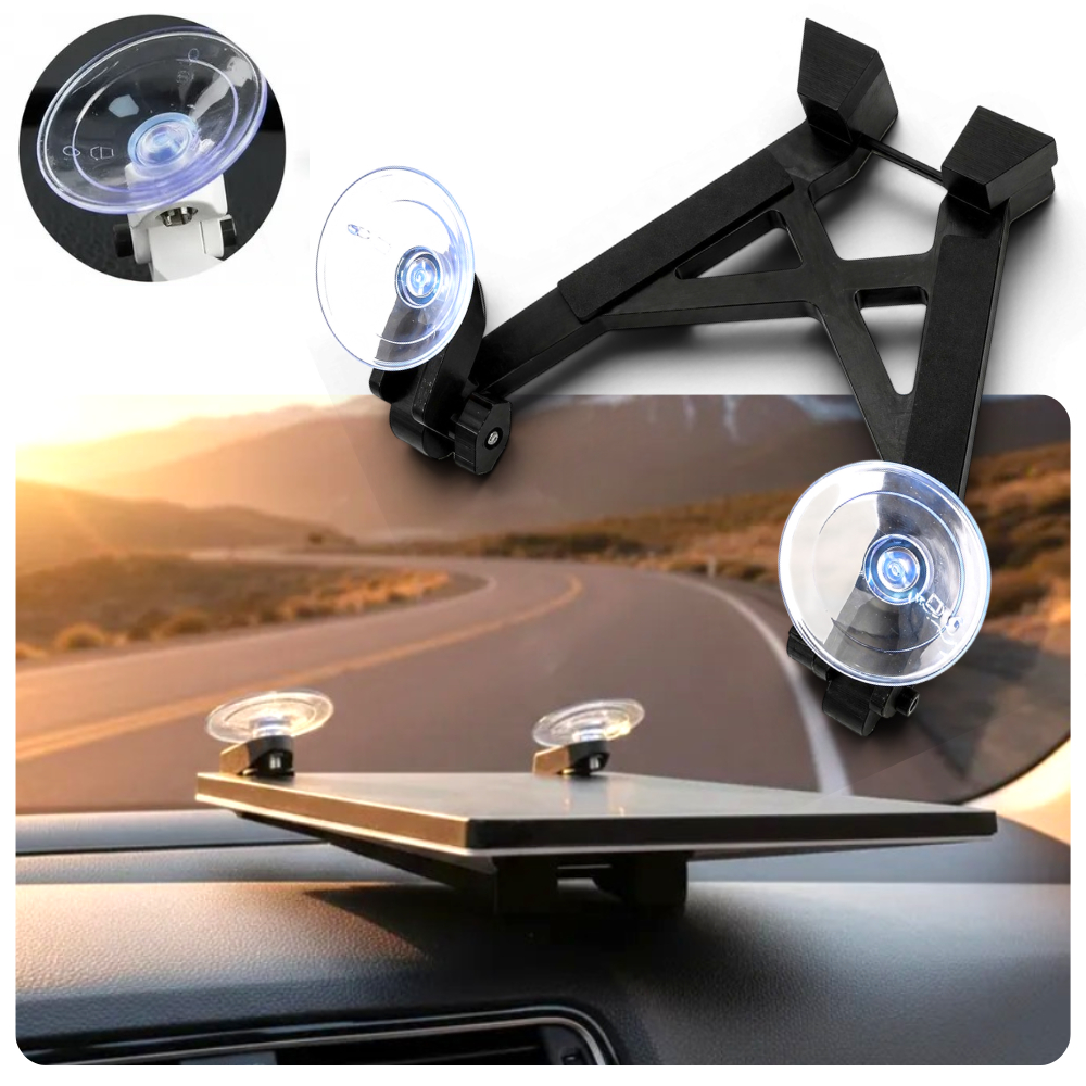 Suporte Painel Para Antena Starlink Mini Gen4 Duas Ventosas Anti Multa Veicular Carro Case Vidro