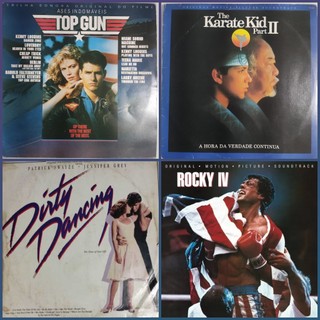 LP Vinil Trilha Sonora Filmes e Series  | Top Gun, Dirty Dancing, Karate Kid, Flashdance, Grease