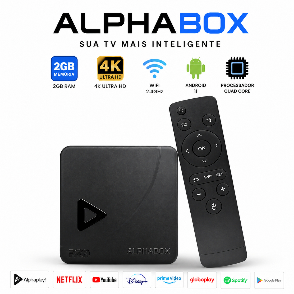 Smart Box Proeletronic Smartpro 4k Hd Prosb-3000/16gb 2gb Aphabox