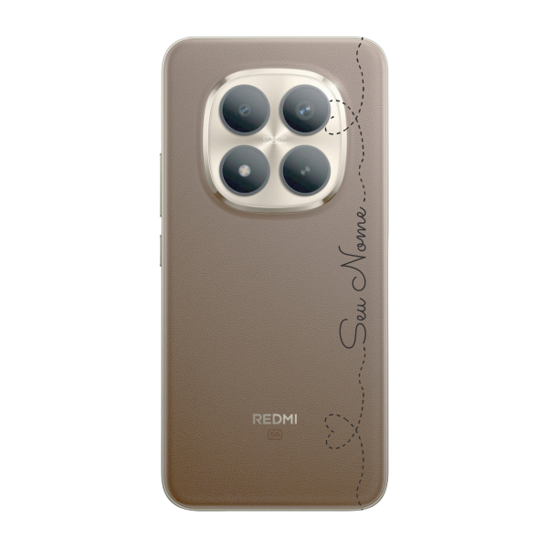 Capinha para Xiaomi RedMi Note 15 Pro Plus Anti Impacto Personalizada - Com Nome na lateral - Fundo transparente