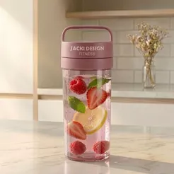 Garrafa Squeeze de 430ml para Trabalho ou Passeio - BPA FREE | Jacki Design