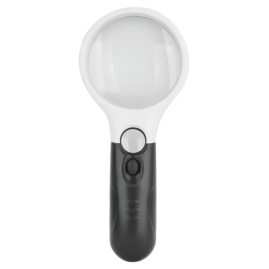 Lupa De Mão Aumento 6-20x Com Led Profissional Portátil Recarregável Lupa Óptica
