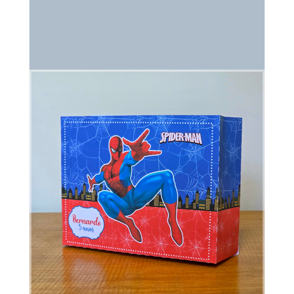 sacolinha personalizada homem aranha-lembrancinha personalizada-festa personalizada-papelaria personalizada