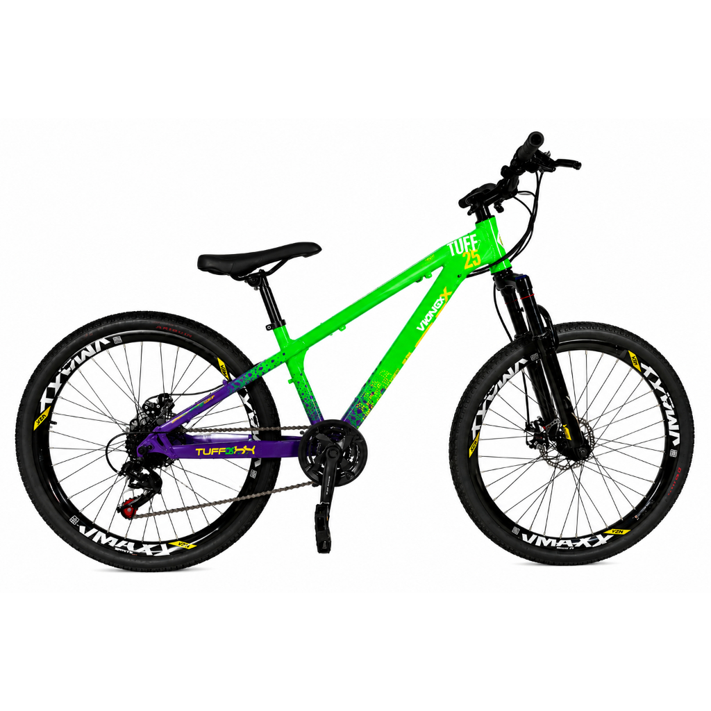 Bicicleta Grau Manobras Aro 26 Quadro Vikingx Tuff 44 Pneu Balão Flame