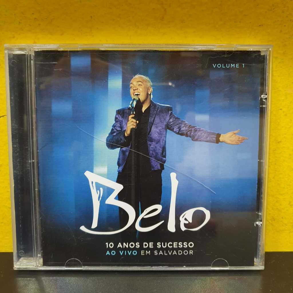 CD Belo - 10 Anos de Sucesso Ao Vivo em Salvador - Volume 1 - Original / Pagode