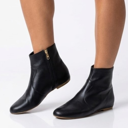 Bota Feminina Botinha Cano Curto Baixo Coturno Feminino Calce Fácil Resistente Confortável