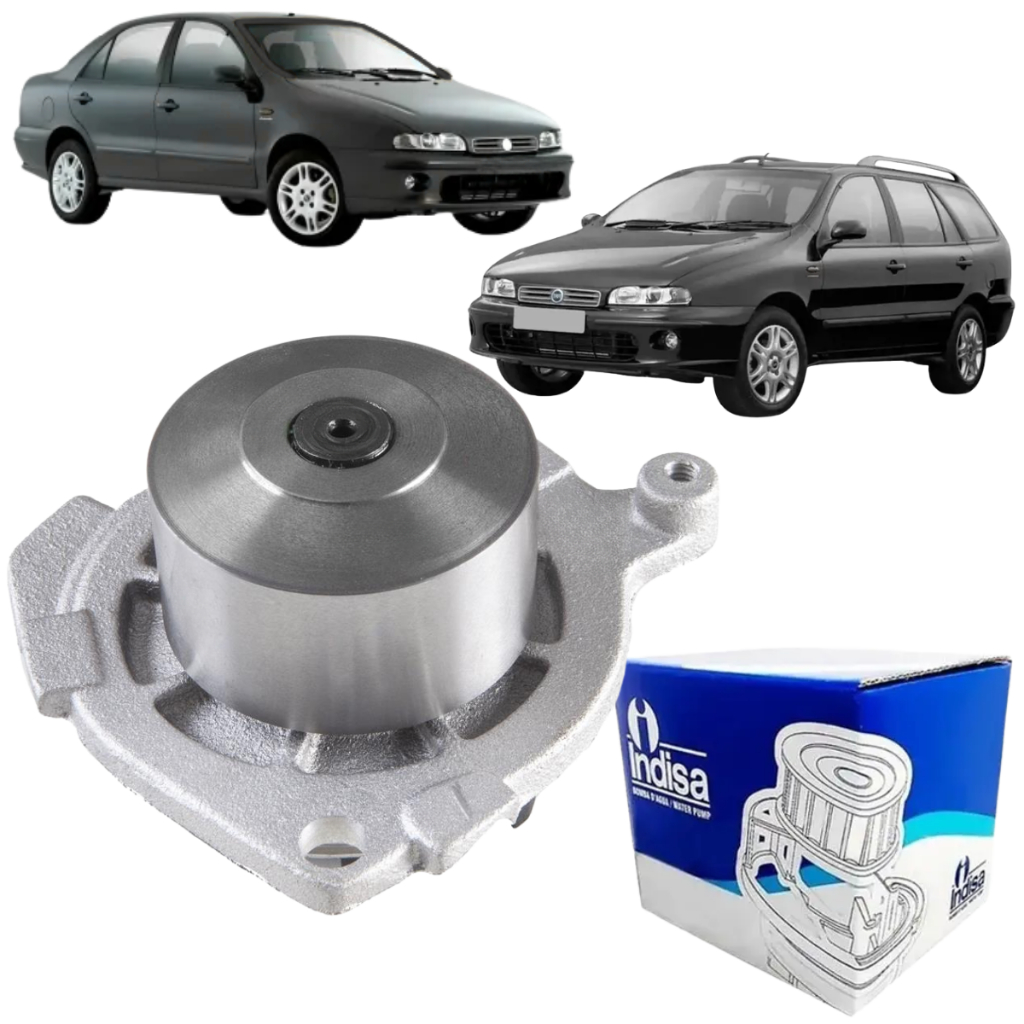 Bomba d'Água Indisa Para Marea 2.0 2.4 Marea Turbo 2.0 Stilo Abarth 2.4 20v 1999 Até 2007