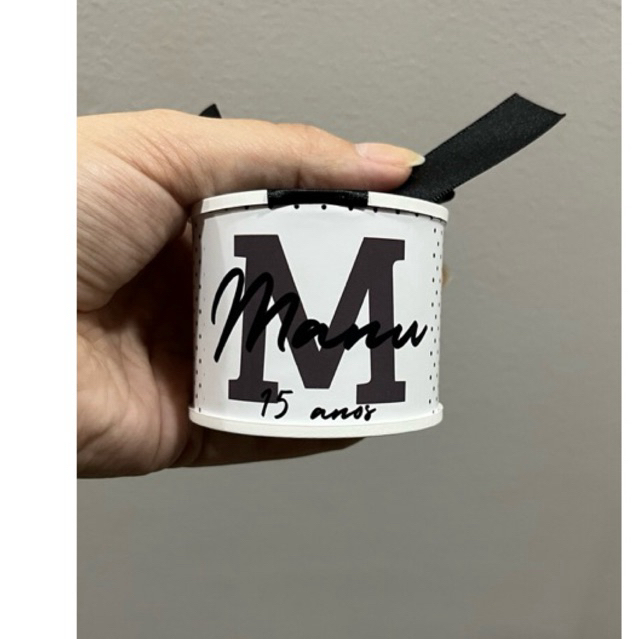 Kit Tubolatas Personalizadas 5x6 - 15 ANOS - Lembrancinha para aniversário, chá de bebê, maternidade, casamento