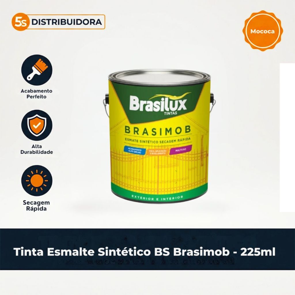 Tinta Esmalte Sintético BS Brasimob - 225ml