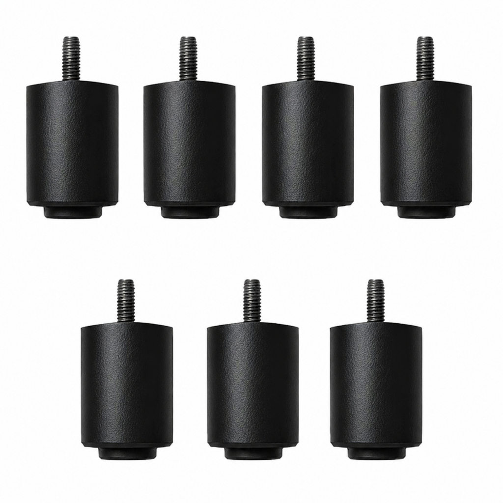 Pezinho Para Cama Box Casal Kit 6 Unidades Pé Pes para móveis 5cm Casal Solteiro