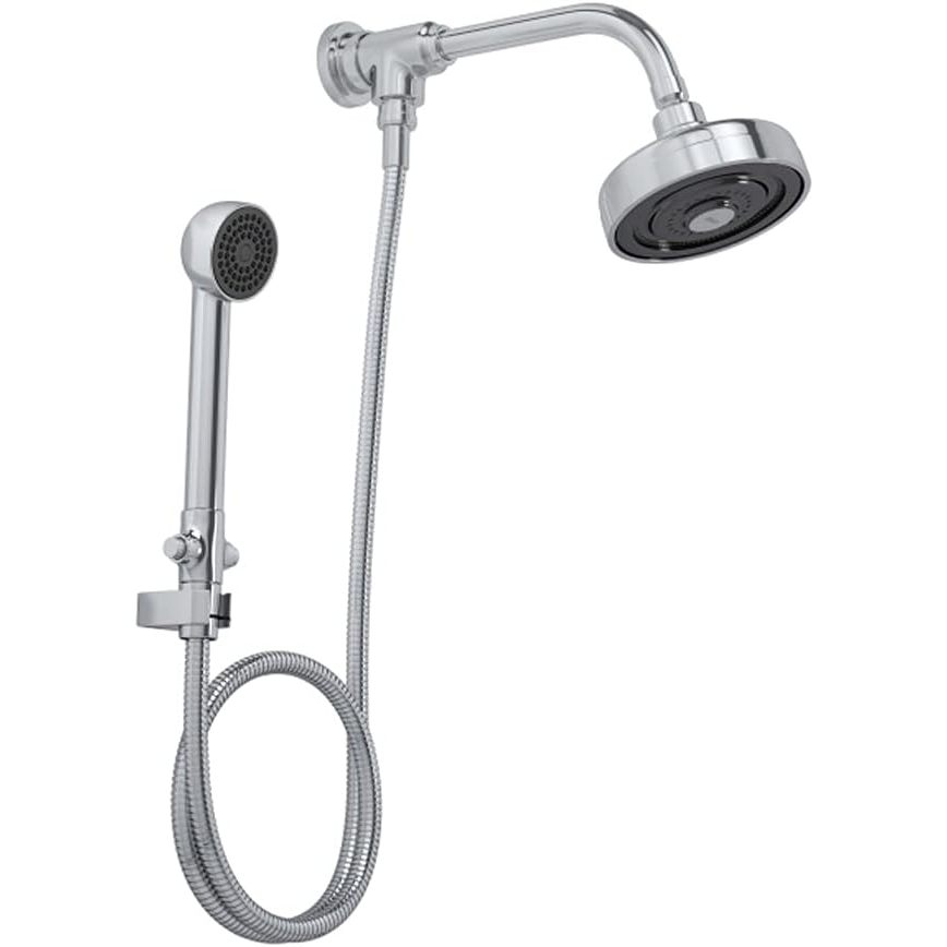 Deca Kit Chuveiro de Parede Cromado Acqua Plus Com Chuveirinho