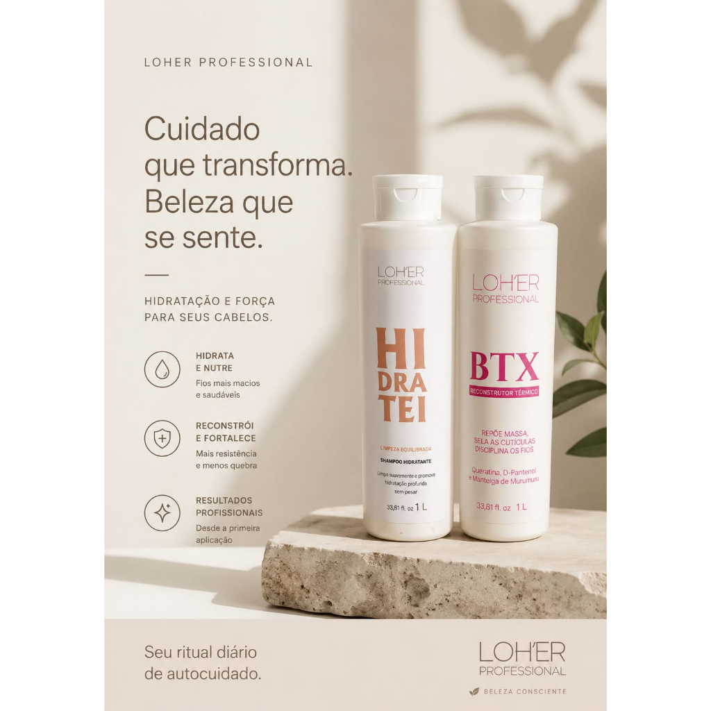 SHAMPOO HIDRATEI + BOTOX ALISADOR