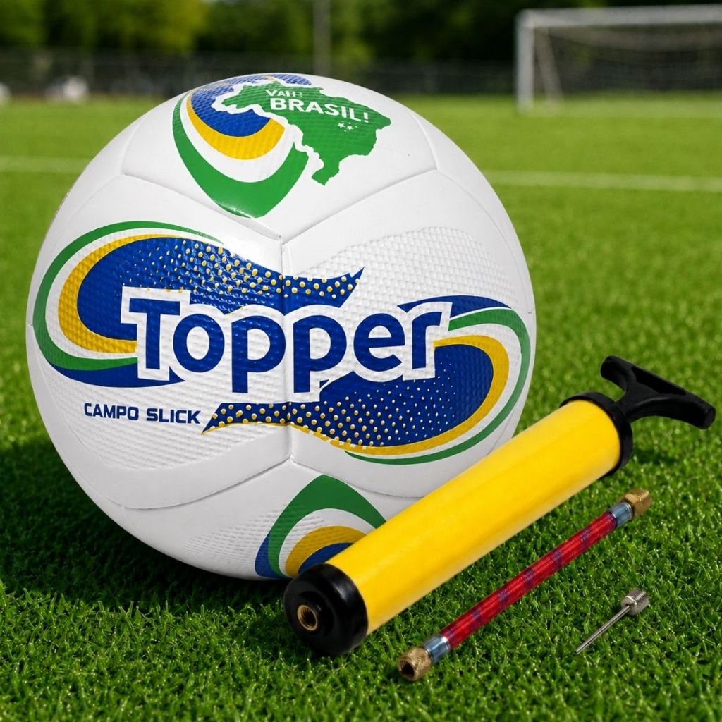 Bola Futebol Campo Topper Slick Brasil Copa Mundo