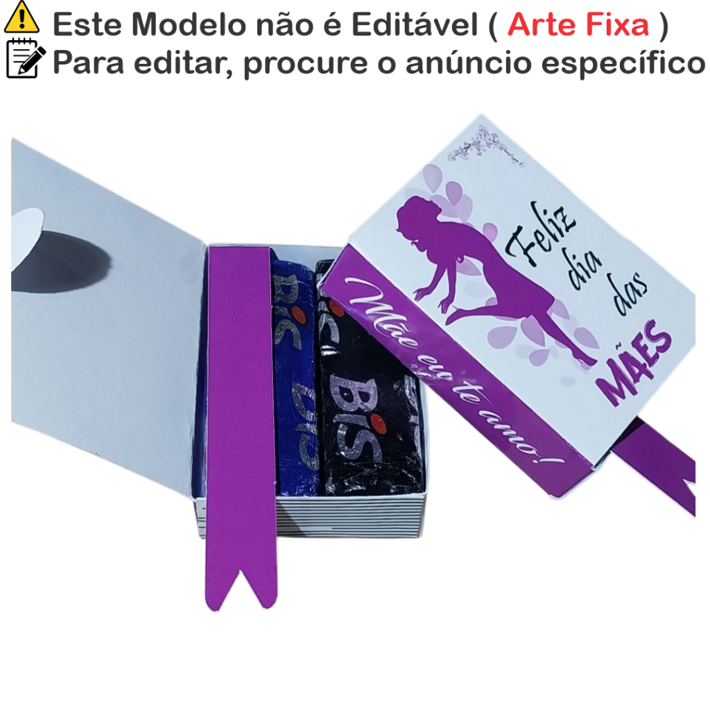 Lembrancinha Dia das Mães Mini Bíblia Porta Bis | 5 Modelos | Papel Fotográfico 180g | Presente Dia das mães cod dmasL