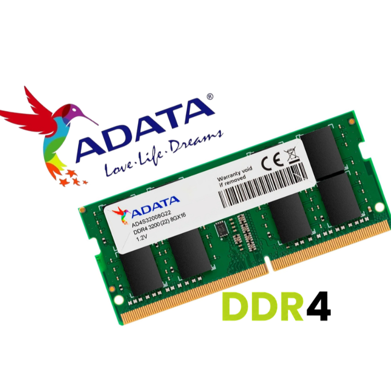 Memória Ram ADATA/SAMSUNG/SK HYNIX/SMART 8GB 16GB DDR4 3200MHZ para Notebook Adata CL22/Upgrade Alta Performance