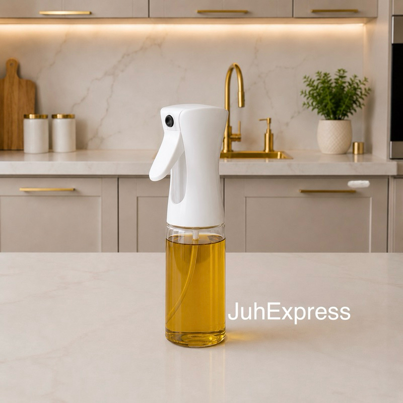 Pulverizador de Óleo Spray 210ml Vidro | Borrifador para Air Fryer, Salada e Cozinha Saudável