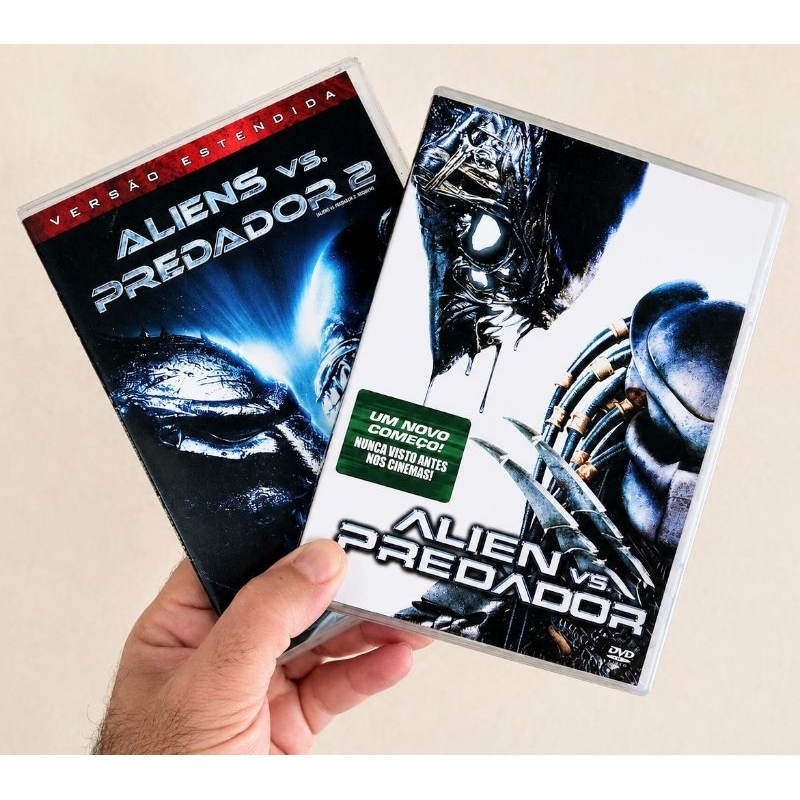 Dvd Alien VS. Predador 1 e 2 - Lacrado e Original ( RARIDADE ) Leia a Descrição.