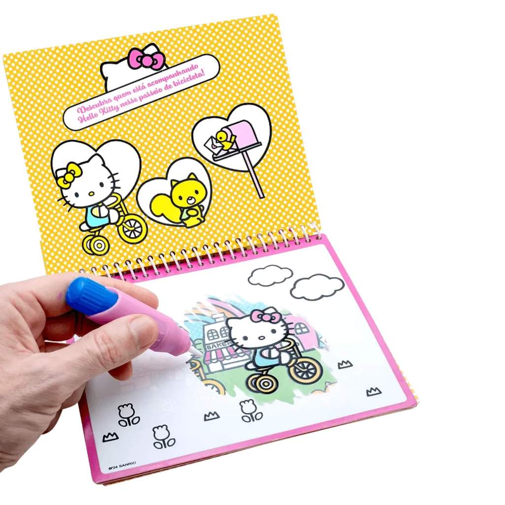Livro de Colorir com Água Hello Kitty + Pincel Leo&Leo Leonora - 91676 · foto 2
