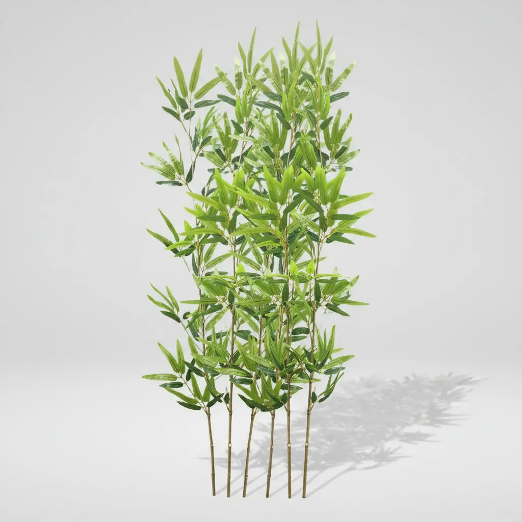 Kits de Hastes Bambu Da Sorte Artificial, Planta Artificial, Bambu Mossô, Bambuzinhos, Planta p/ Divisória Floreira Vaso