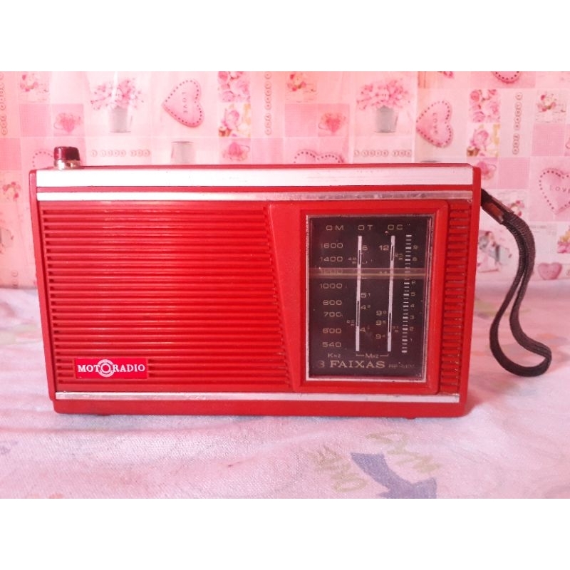 Radio antigo motoradio rpm31 muito bonito funcionando