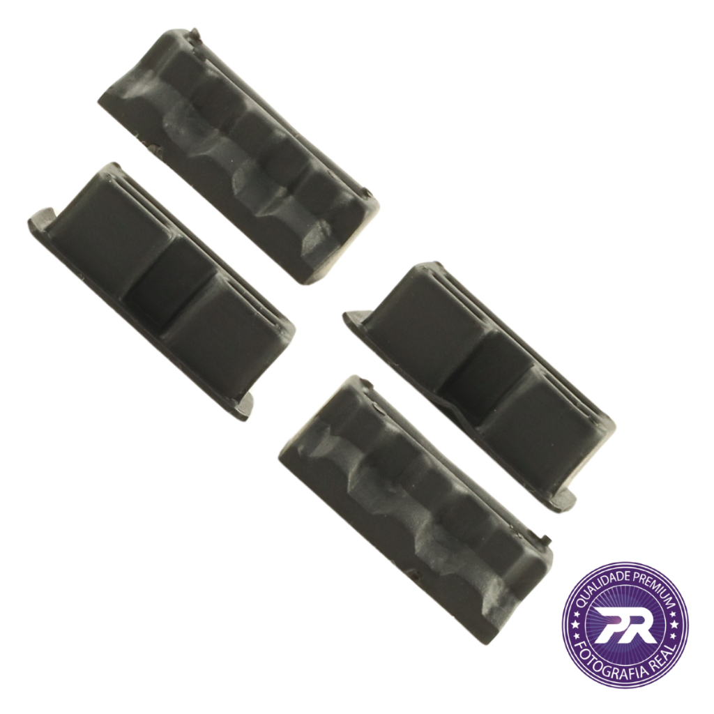 Kit Batentes da Tampa da Caçamba Traseira Montana 1.4 8v Flex 1.8 8v Flex 2003 Ate 2022