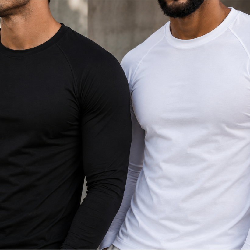 Camisa Térmica UV Masculina Manga Longa Dry Fit Proteção Solar Academia Corrida Conforto