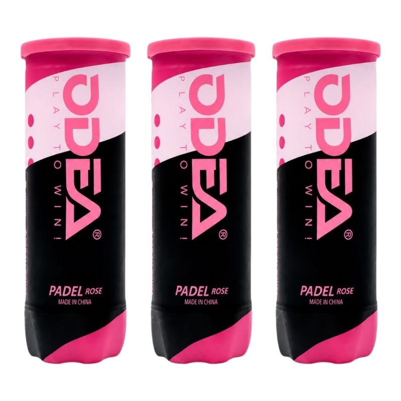 Bola De Padel Odea Rosa  Pack Com 03 Tubos Com 03 Bolas