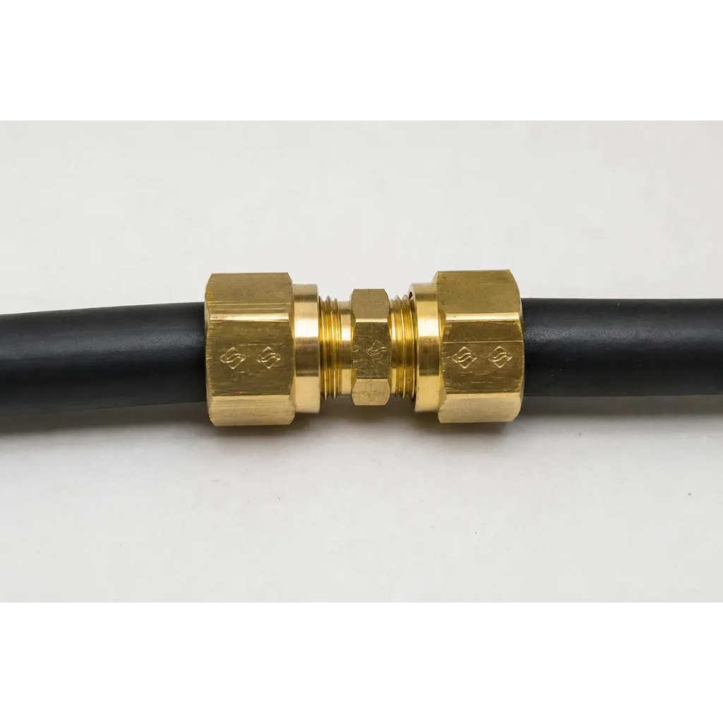 União 8mm Emenda Mangueira Cano Compressão Ar Pneumatica · foto 2
